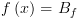 plot:\[f\left( x \right) = {B_f}\]