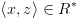 plot:\[\left\langle {x,z}
 \right\rangle  \in {R^*}\]