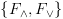 plot:\[\left\{ {{F_ \wedge },{F_ \vee }} \right\}\]