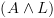 plot:$\left(
 {A \wedge L} \right)$