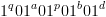 plot:\[{1^q}{01^a}{01^p}{01^b}{01^d}\]