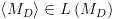 plot:\[\left\langle {{M_D}} \right\rangle  \in L\left( {{M_D}} \right)\]