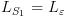 plot:\[{L_{{S_1}}} =
      {L_\varepsilon }\]