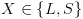 plot:$X \in \left\{ {L,S}
      \right\}$