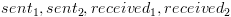 plot:$sen{t_1},sen{t_2},receive{d_1},receive{d_2}$