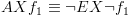 plot:$AX{f_1} \equiv \neg EX\neg {f_1}$