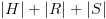 plot:$\left| H \right| + \left| R \right| + \left| S \right|$