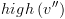 plot:$high\left( {v''} \right)$