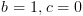 plot:$b
 = 1,c = 0$