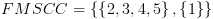 plot:\[FMSCC
 = \left\{ {\left\{ {2,3,4,5} \right\},\left\{ 1 \right\}} \right\}\]