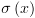 plot:$\sigma
      \left( x \right)$