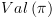 plot:$Val\left( \pi 
 \right)$