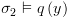 plot:${\sigma _2}
 \vDash q\left( y \right)$