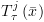 plot:$T_\tau ^j\left(
 {\bar x} \right)$