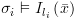 plot:${\sigma
 _i} \vDash {I_{{l_i}}}\left( {\bar x} \right)$