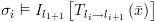 plot:${\sigma
 _i} \vDash {I_{{l_{1 + 1}}}}\left[ {{T_{{l_i} \to {l_{i + 1}}}}\left( {\bar x}
 \right)} \right]$