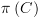 plot:$\pi \left( C \right)$