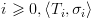 plot:$i \geqslant 0,\left\langle {{T_i},{\sigma _i}} \right\rangle $