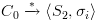 plot:${C_0}\xrightarrow{*}\left\langle
 {{S_2},{\sigma _i}} \right\rangle $