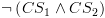 plot:$\neg \left( {C{S_1} \wedge C{S_2}}
      \right)$